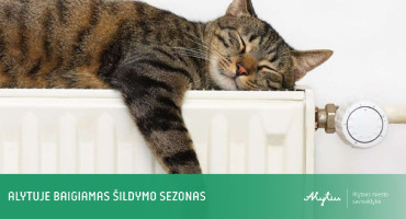 Alytuje baigiamas šildymo sezonas