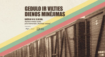 Gedulo ir vilties diena Alytuje: kaip ją minėsime?