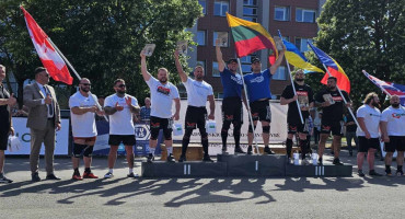 Alytiškio pergalė pasaulio galiūnų komandinės taurės varžybose