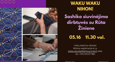 Sashiko siuvinėjimo dirbtuvės. A4 afiša.png
