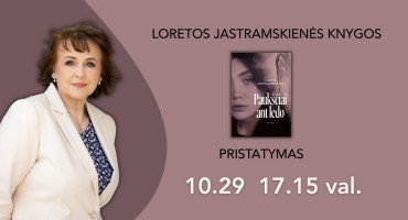 Loretos Jastramskienės knygos „Paukščiai ant ledo“ pristatymas. Fb event cover.jpg