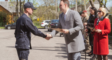 Alytaus miesto mero N. Cesiulio sveikinimai ir padėkos ugniagesiams