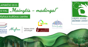 Atliekų mažinimo savaitė. Renginio plakatas.png