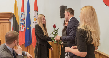 Gabiems jauniems alytiškiams – savivaldybės premijos