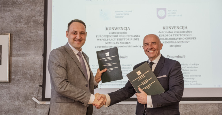 Įsteigta Europos teritorinio bendradarbiavimo grupė „Nemunas-Niemen“